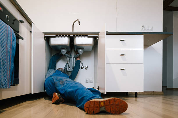 Professional Plumbing technician working in Rutherford, PA
